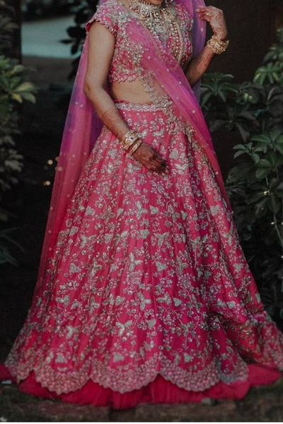 Anushree reddy bridal lehenga price discount