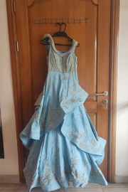 Gaurav Gupta Ice blue Cinderella dress