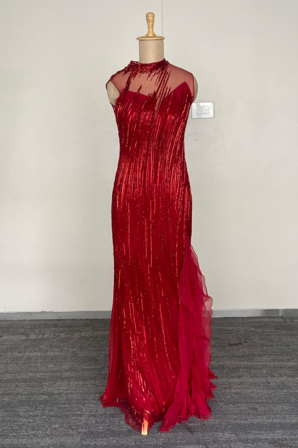 Gaurav Gupta Crimson Gown