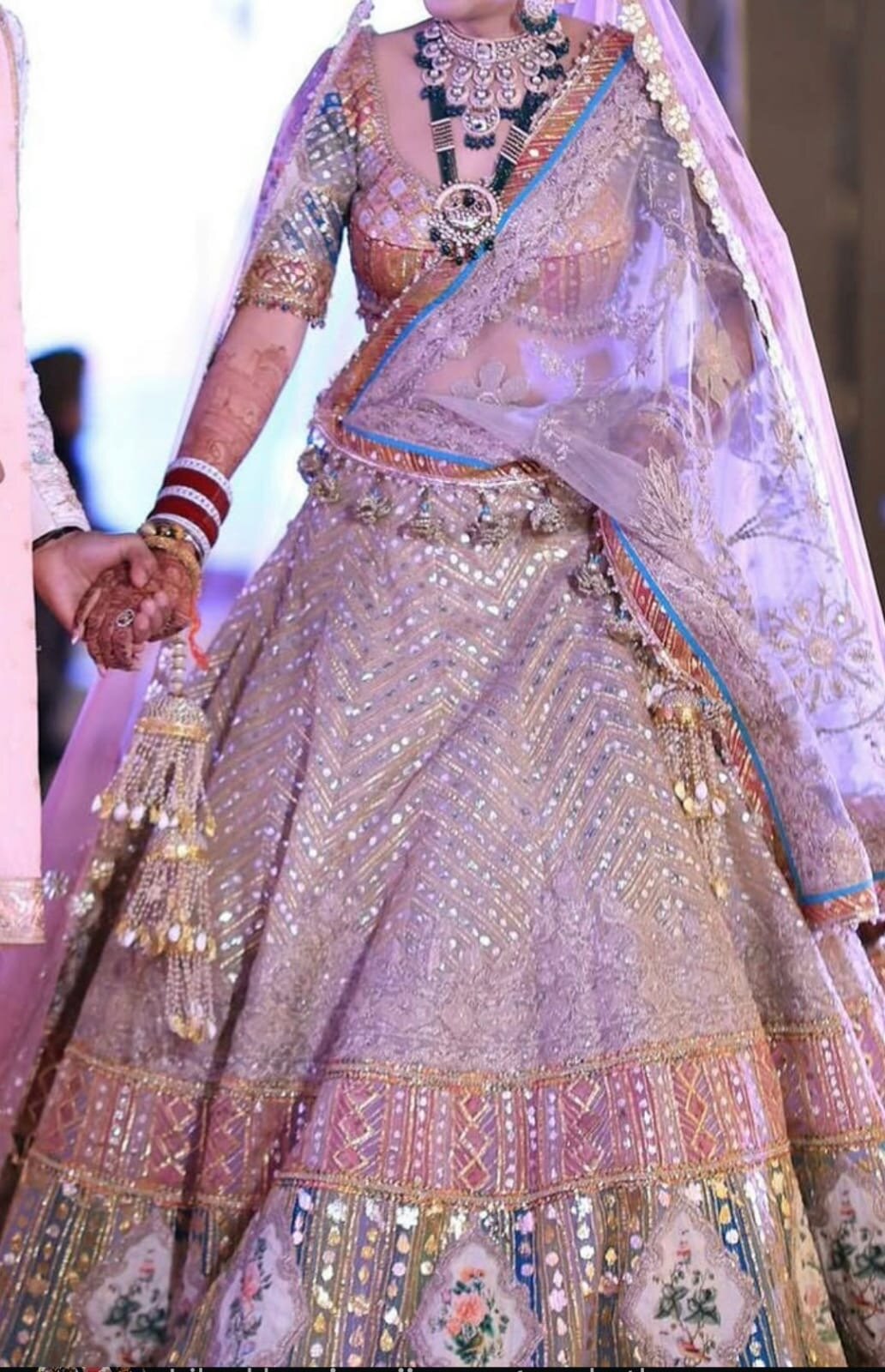 Rimple & Harpreet Embroidered Bridal Lehenga Set