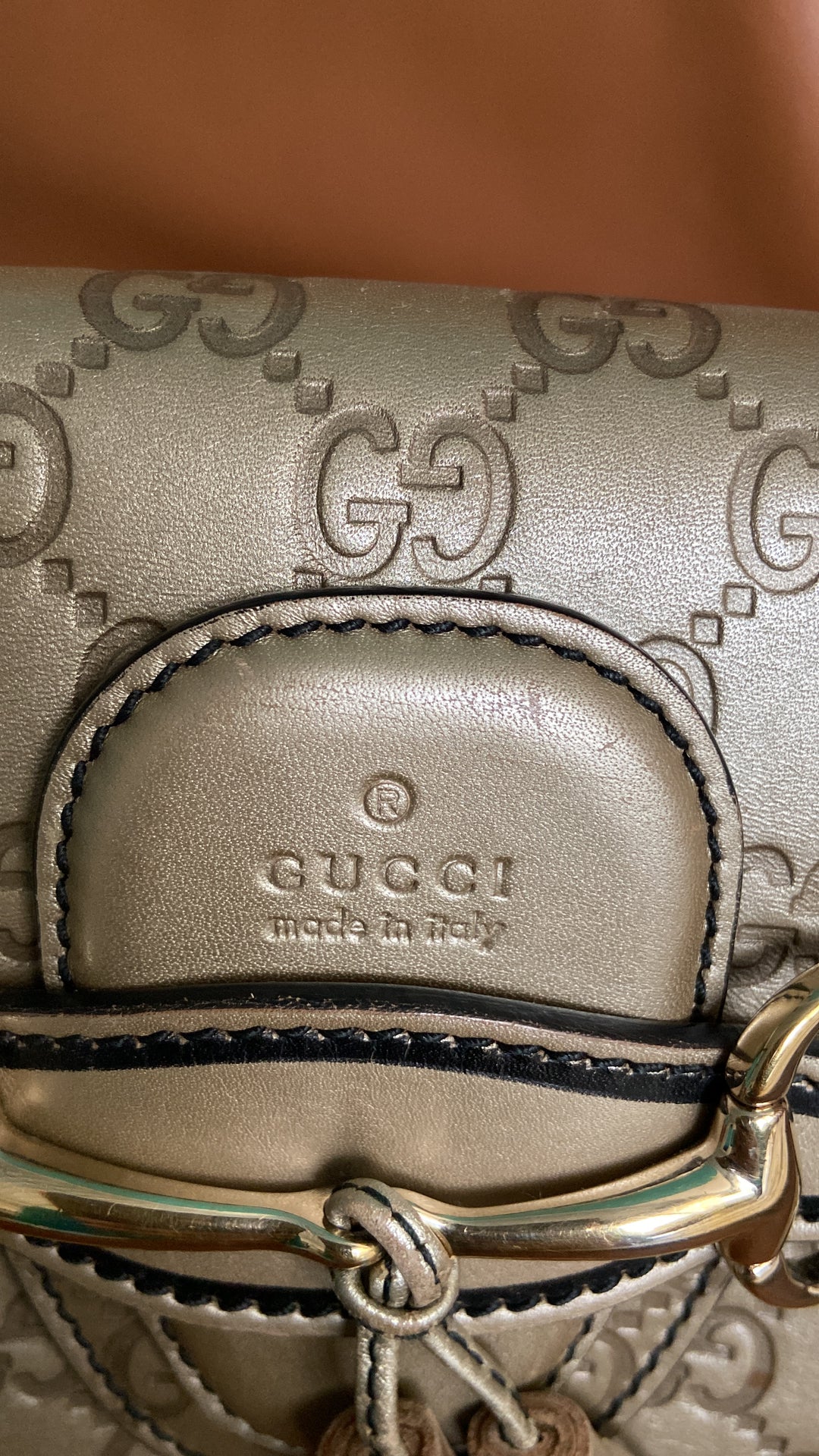 Gucci Emily Chain Small Guccissima Leather Shoulder Bag