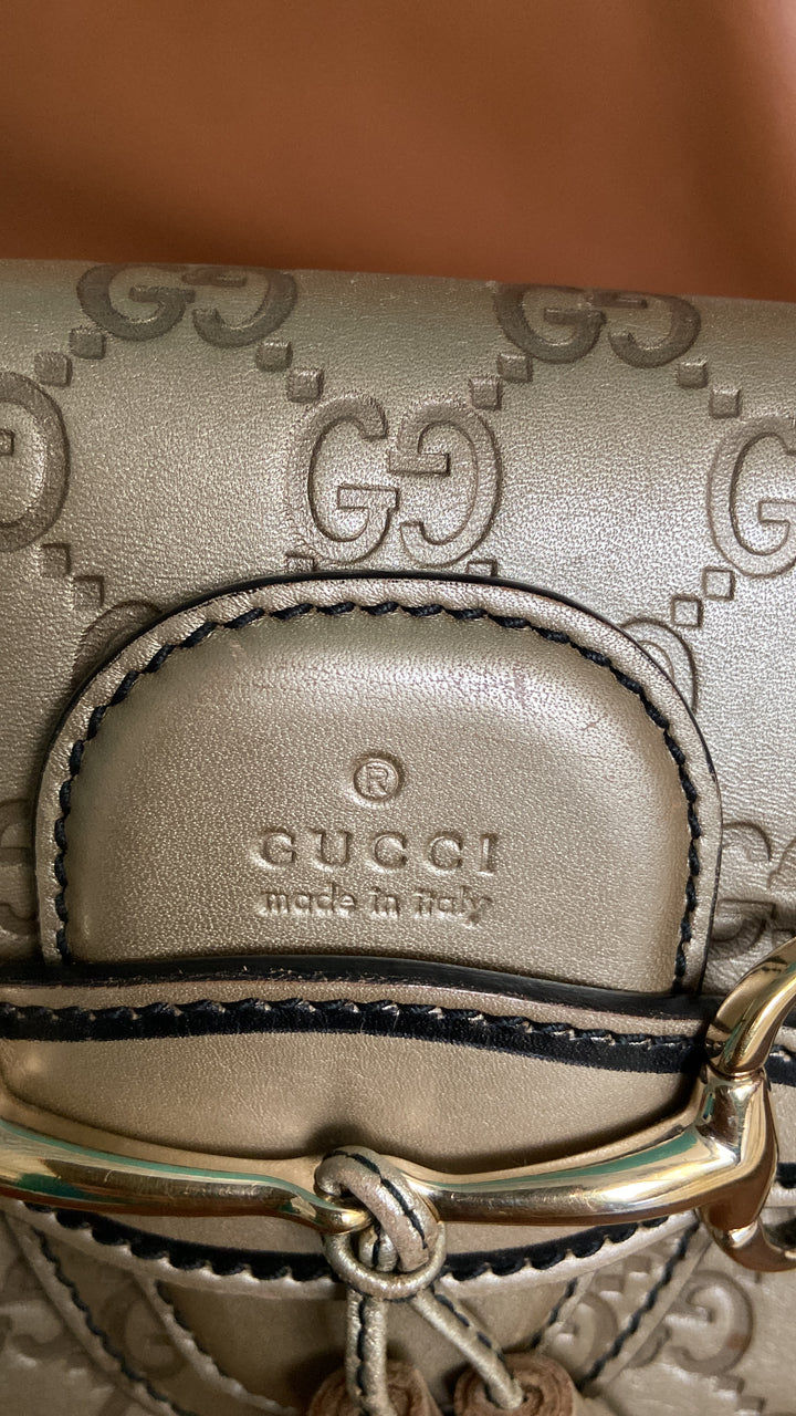 Gucci Emily Chain Small Guccissima Leather Shoulder Bag