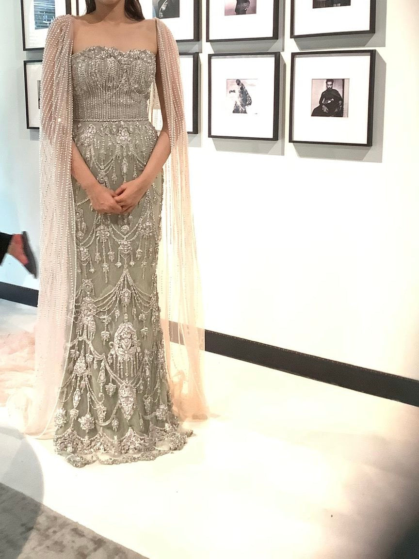 Shantanu & Nikhil Embellished Evening Gown