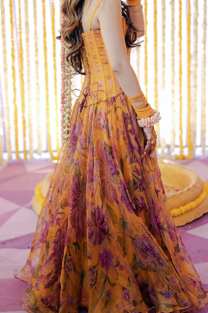 Mahima Mahajan Embroidered Corset Gown