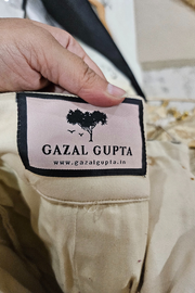 Gazal Gupta ivory banarasi lehenga