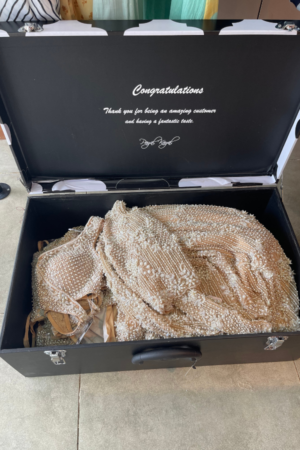 Payal Keyal Ivory Jacket lehenga set