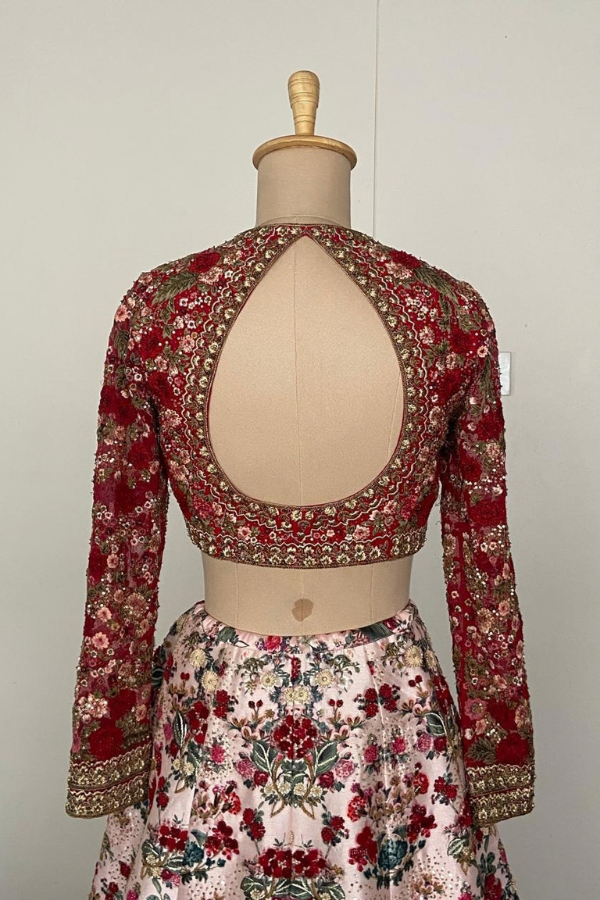 Gulaab lehenga set
