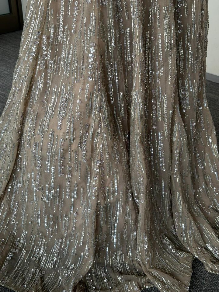 SEEMA GUJRAL LIGHT GOLDEN GOWN