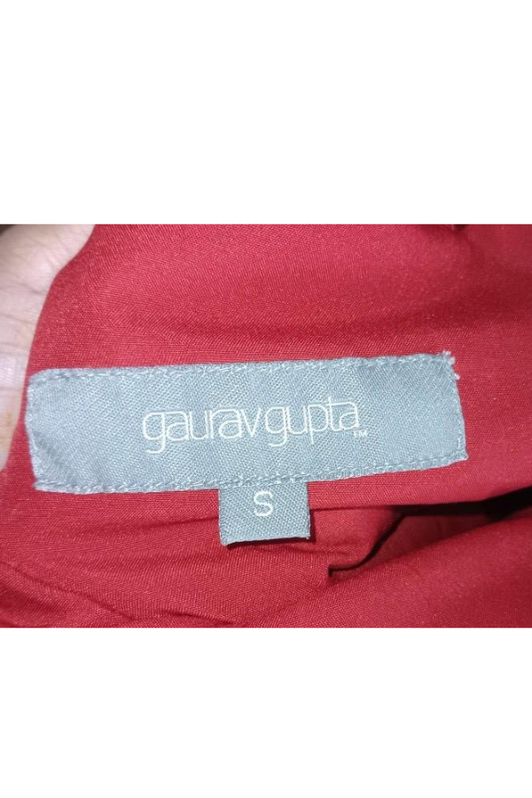 Gaurav Gupta Crimson Gown