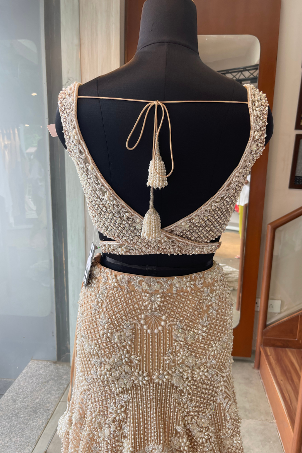 Payal Keyal Ivory Jacket lehenga set