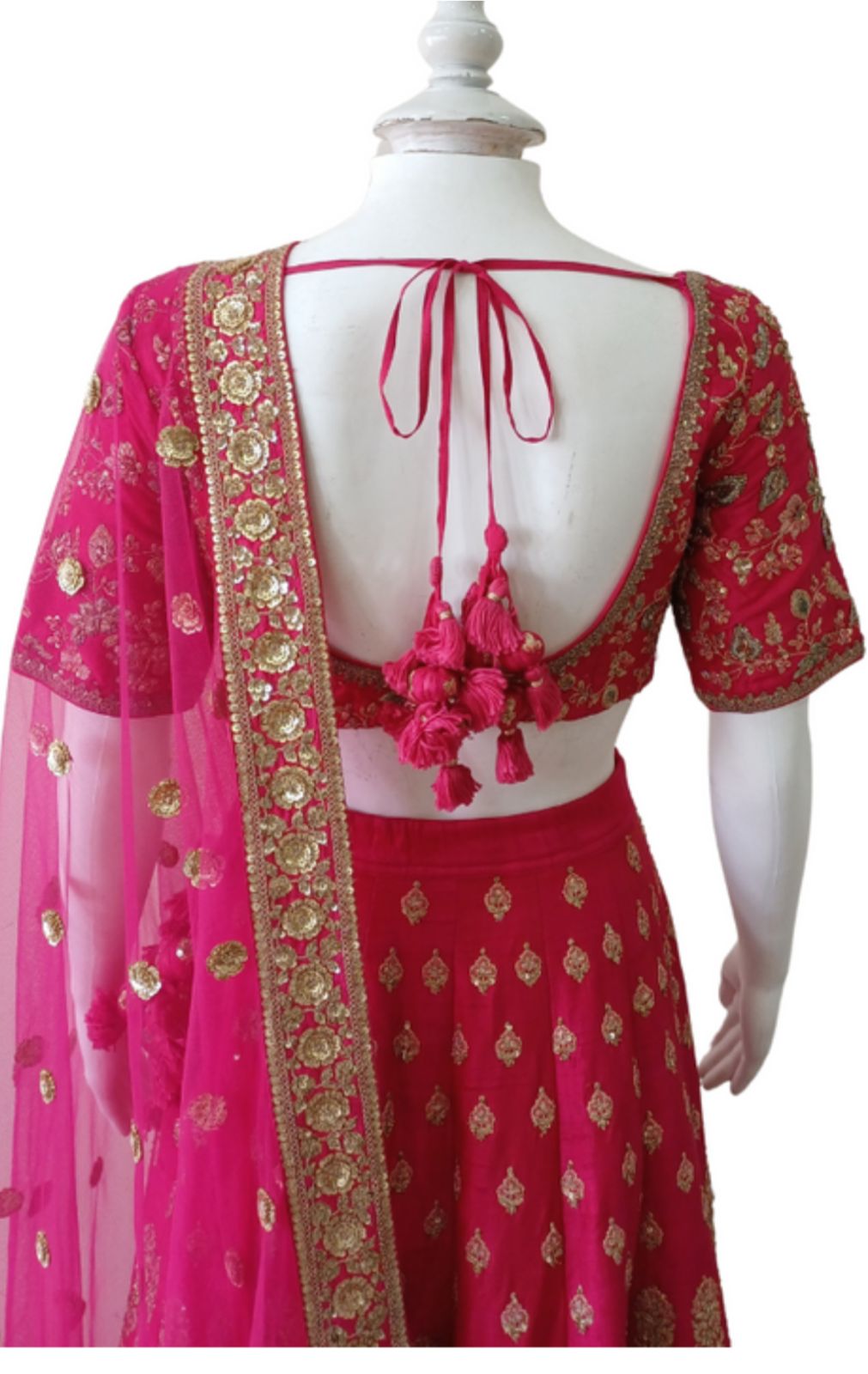 Sabyasachi Red Bridal Lehenga Set