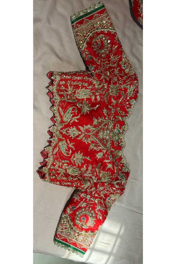 Rimple & Harpreet Red Bridal Lehenga Set