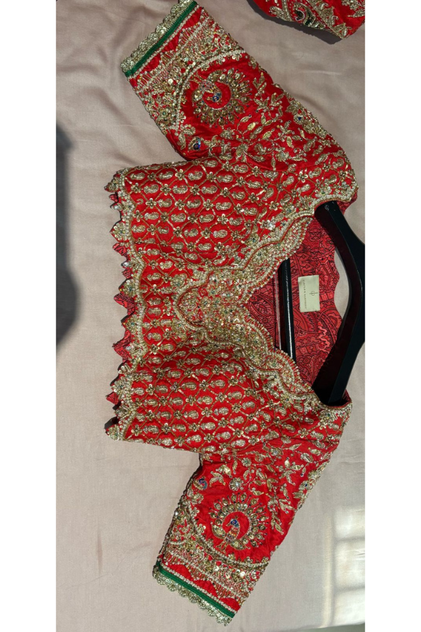 Rimple & Harpreet Red Bridal Lehenga Set