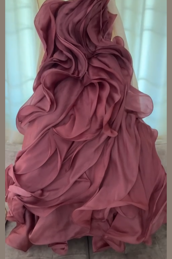 Gaurav Gupta Ruffled Gown