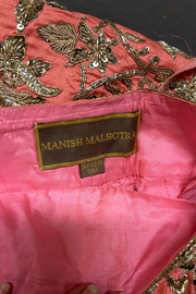 Manish Malhotra coral pink lehenga