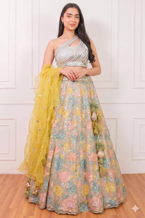 Floral Bloom Lehenga set