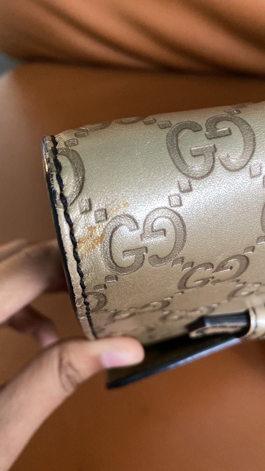 Gucci Emily Chain Small Guccissima Leather Shoulder Bag