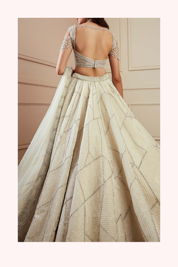 Ejaaz Couture Silk Sequined Lehenga Set
