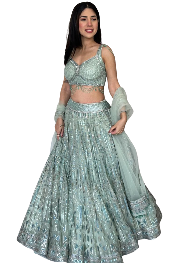 Tarun Tahiliani Embroidered Lehenga Set