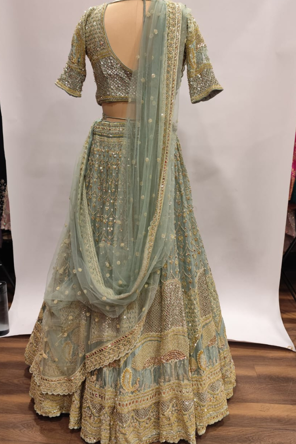 Shrangar Green Lehenga Set