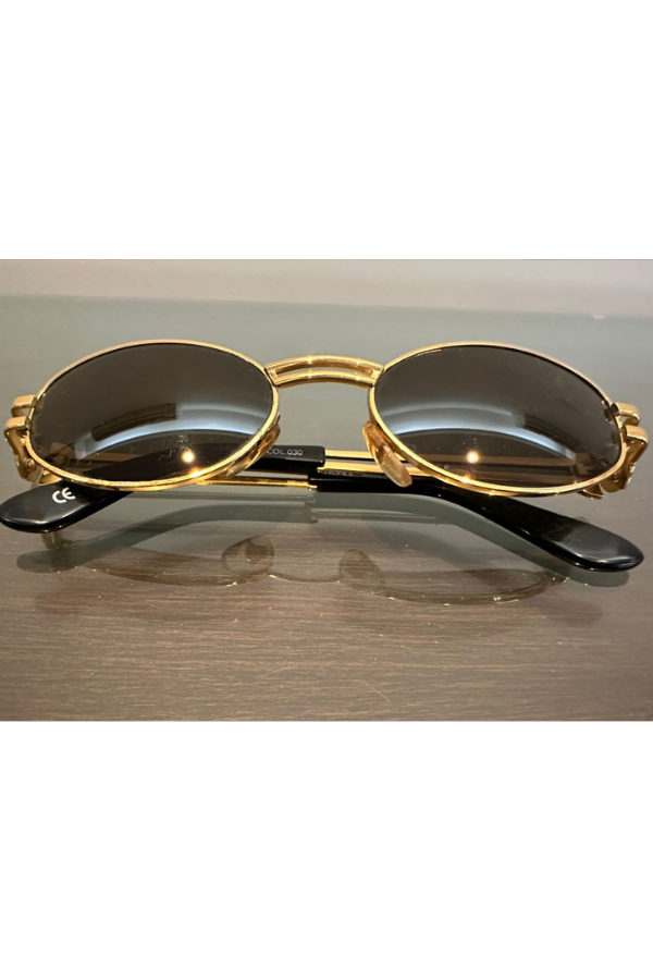 Gianni Versace Black Vintage Sunglasses