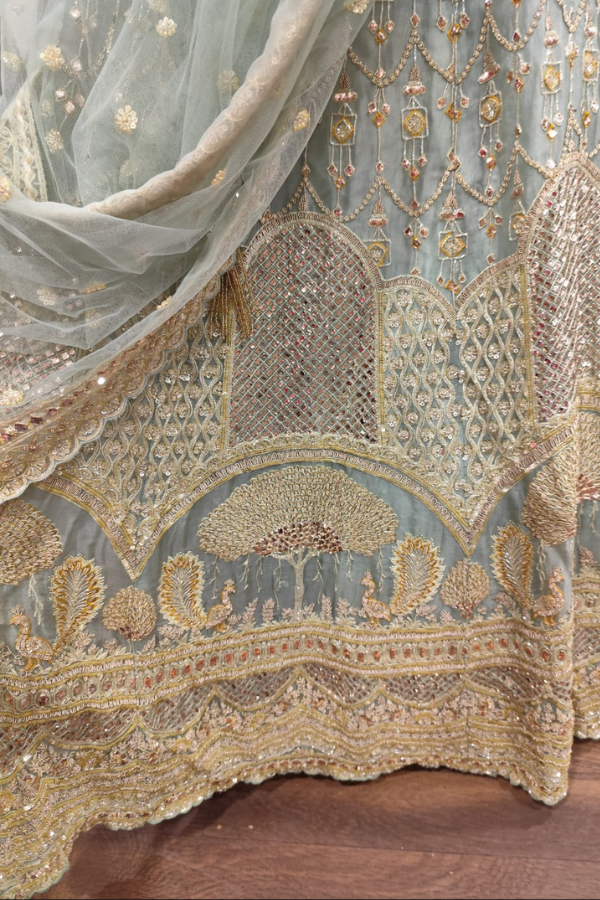 Shrangar Green Lehenga Set