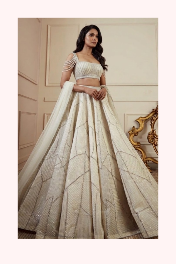 Ejaaz Couture Silk Sequined Lehenga Set