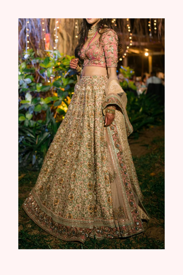 Sabyasachi Embellished Lehenga Set