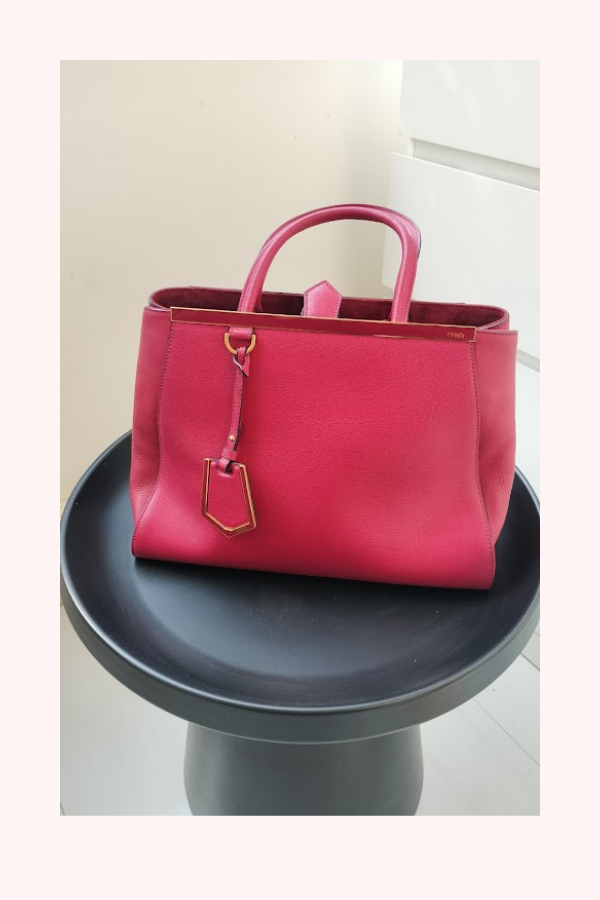 Fendi Pink Leather Large 3Jours Tote