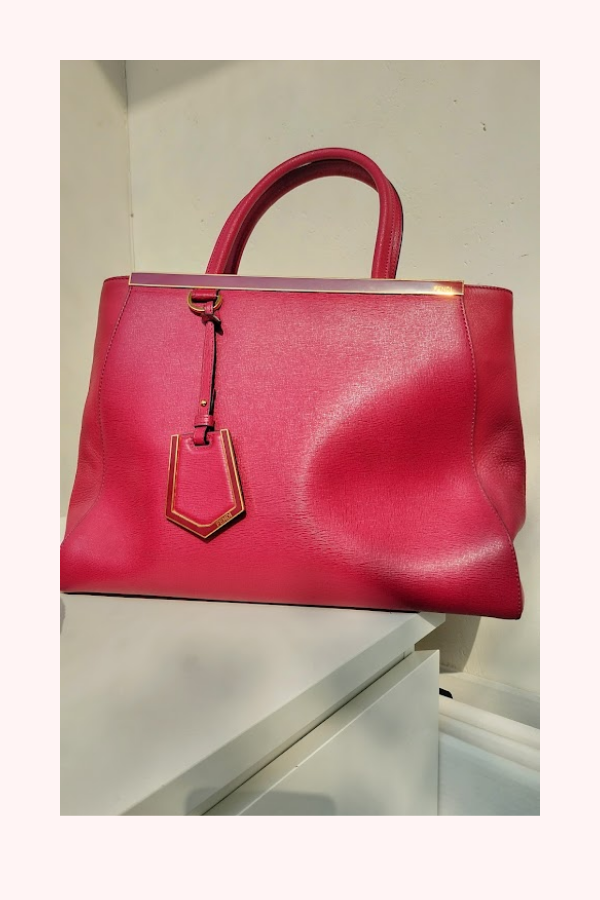 Fendi Pink Leather Large 3Jours Tote