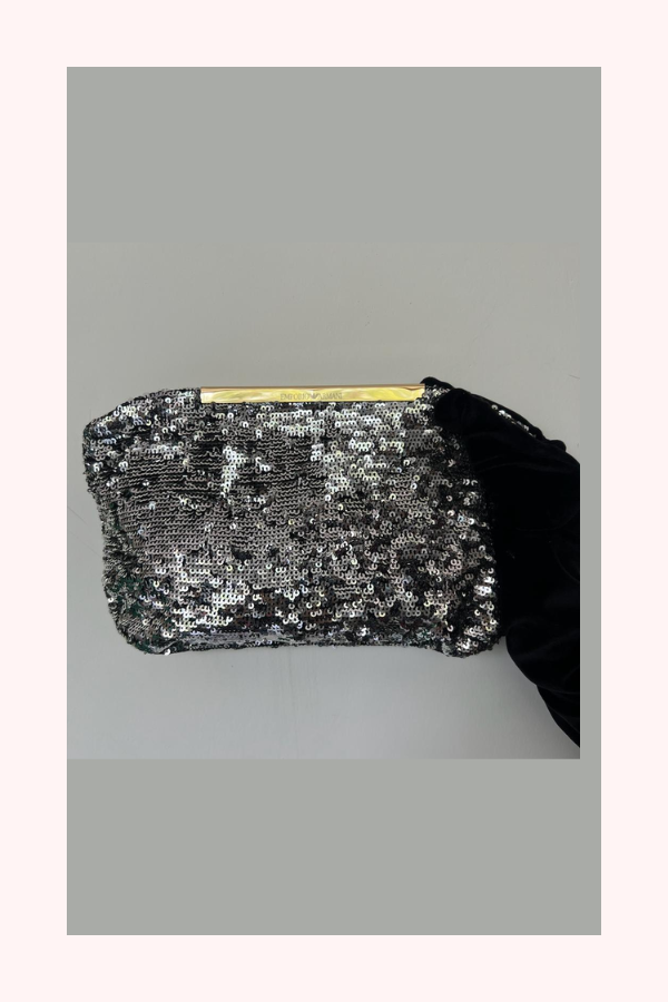 Emporio Armani Sequin Embellished Clutch
