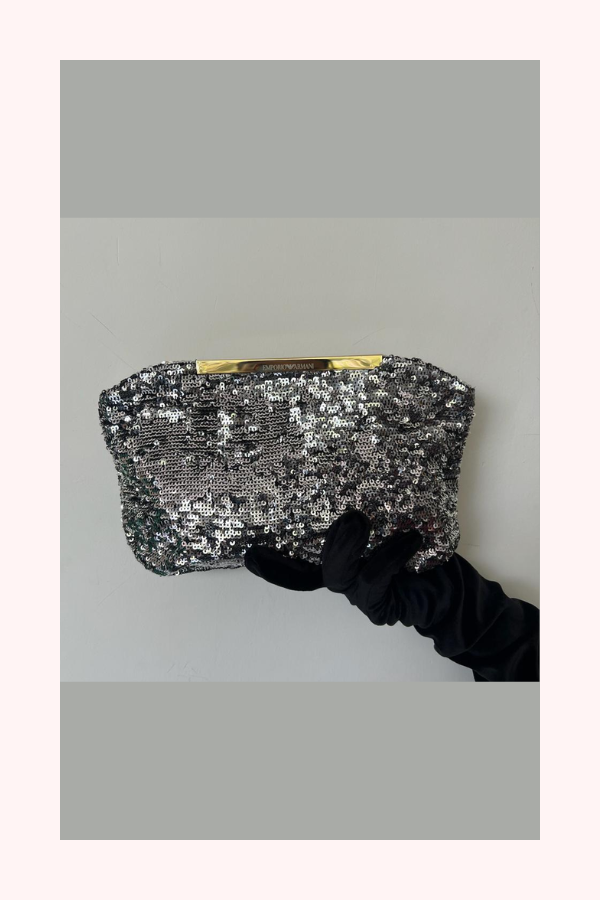 Emporio Armani Sequin Embellished Clutch