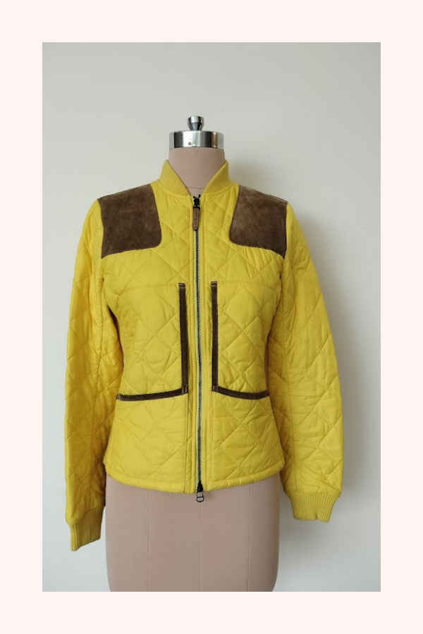 Ralph Lauren Yellow Quilted Jacket