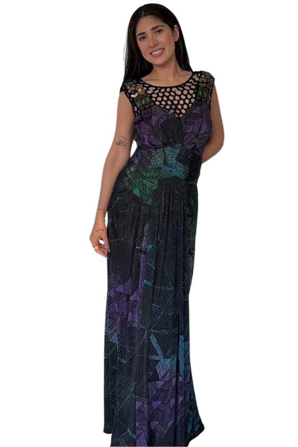 Rana Gill Printed Dress
