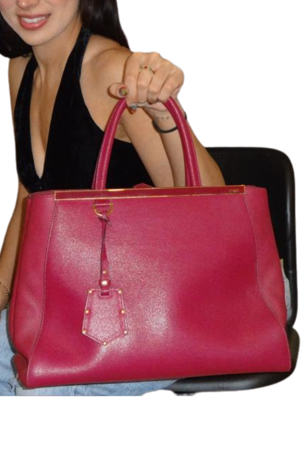 Fendi Pink Leather Large 3Jours Tote