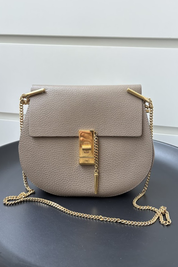 Chloe Leather Drew Shoulder Bag