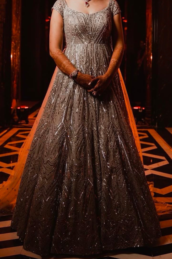 Megha & Jigar Embellished Couture Gown
