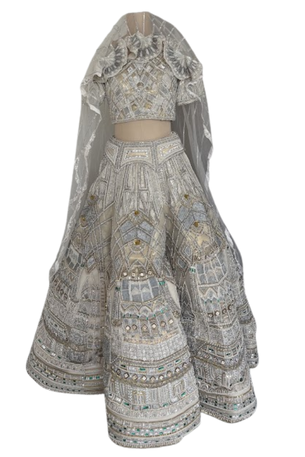 Sulakshana Monga Couture Embellished Lehenga Set