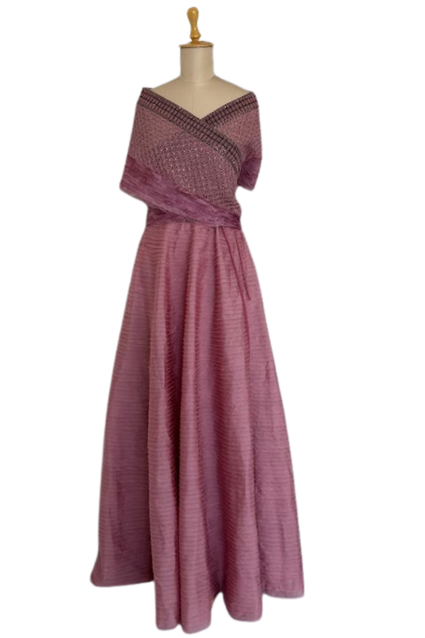 Jade by Monica & Karishma Mauve Lehenga Set