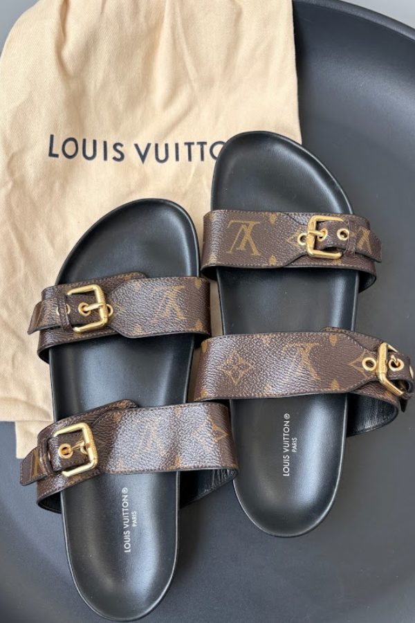 Louis Vuitton Bom Dia Flat Comfort Mules Size 40