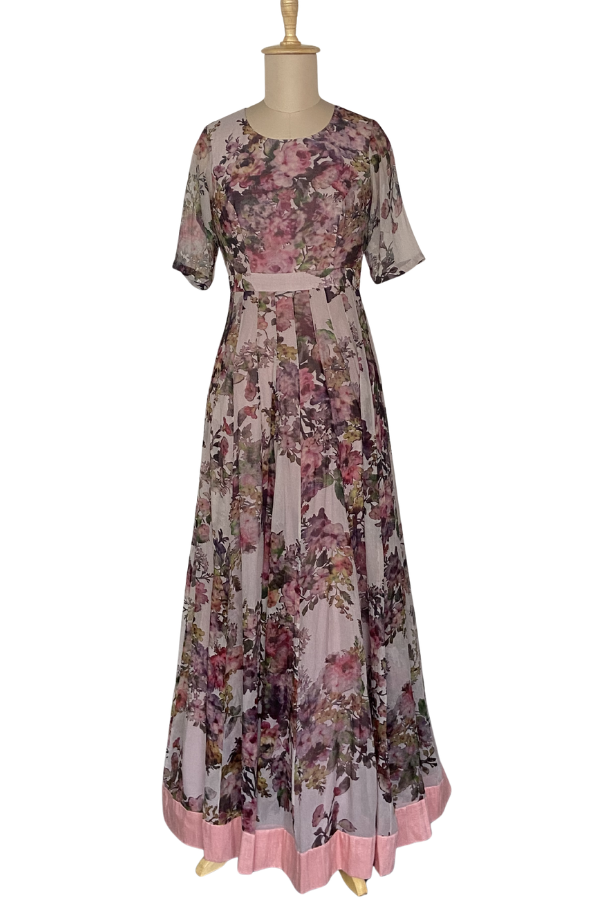 Anushree Reddy Floral Print Maxi Gown