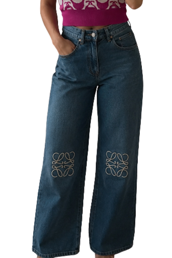 Loewe Anagram baggy jeans