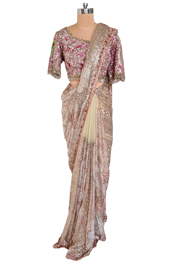 Rimple & Harpreet Embellished Saree