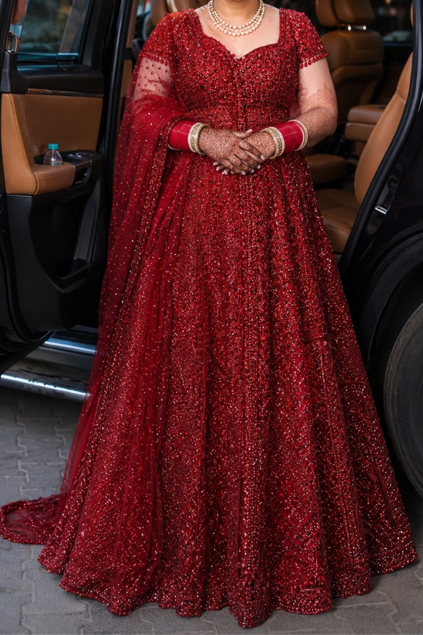 Seema Gujral Embellished Lehenga Set