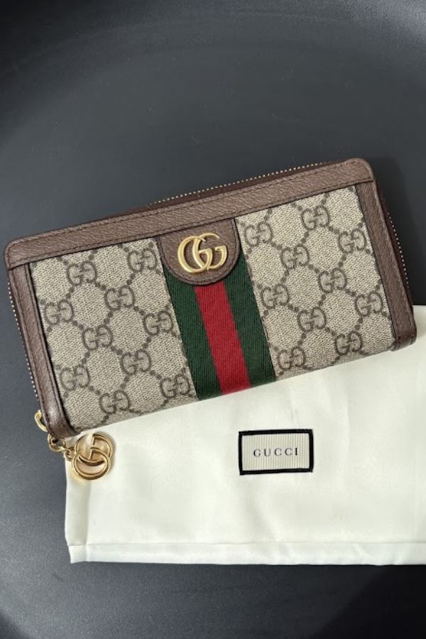 Gucci Ophidia zip around wallet