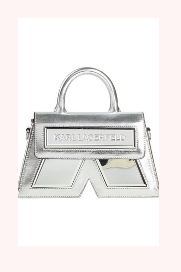Karl Lagerfeld Ikon K Metallic Crossbody Bag