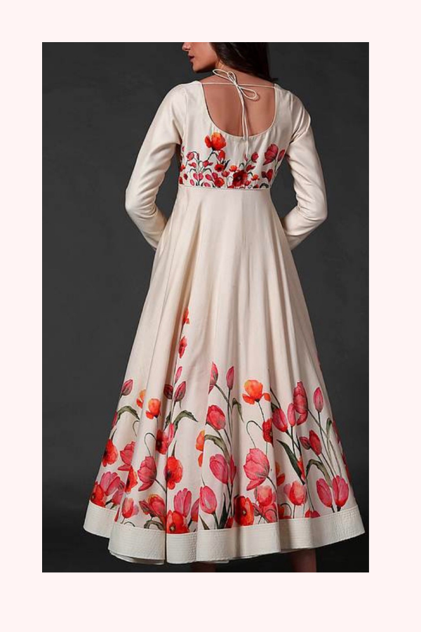 Balance By Rohit Bal Floral Anarkali Set