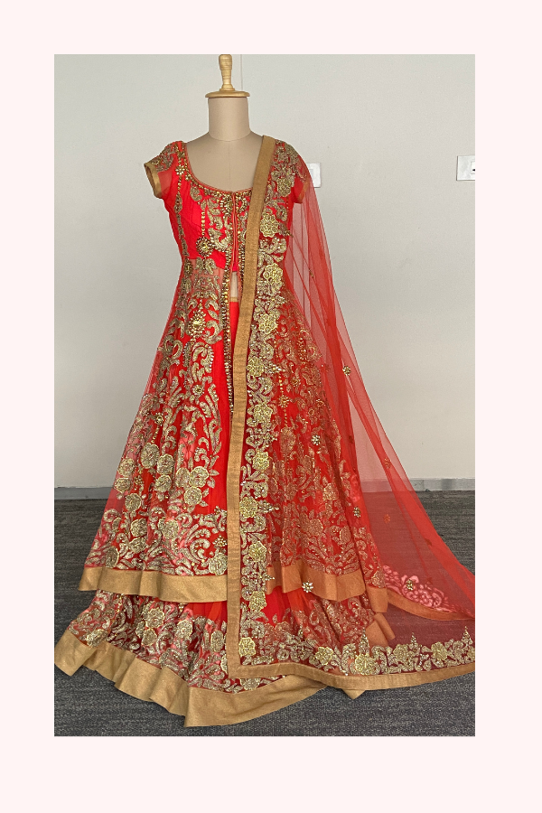 Seema Gujral Embroidered Lehenga Set