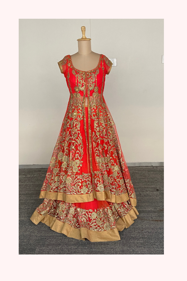 Seema Gujral Embroidered Lehenga Set