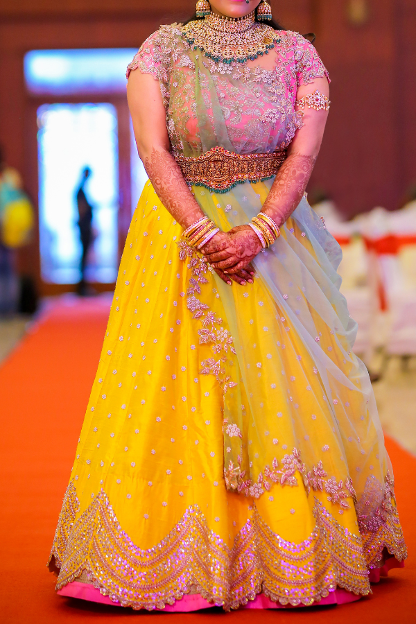 Anushree Reddy Embroidered Lehenga Set